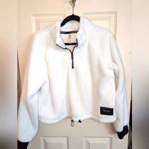 white Calvin Klein sweatshirt women's medium